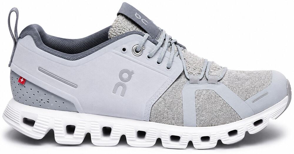 On Cloud 5 Terry Glacier/Lunar Grey White Lightweight Running Shoes Sneakers 7.5